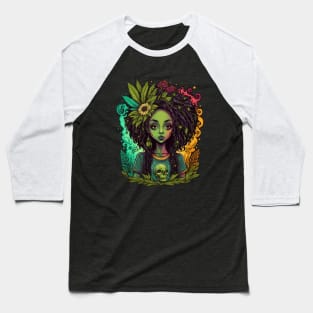 Goddess of Marijuana Baseball T-Shirt